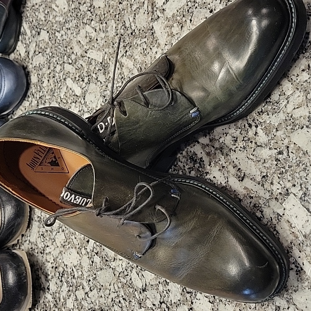 Men's fluevog dark green 8